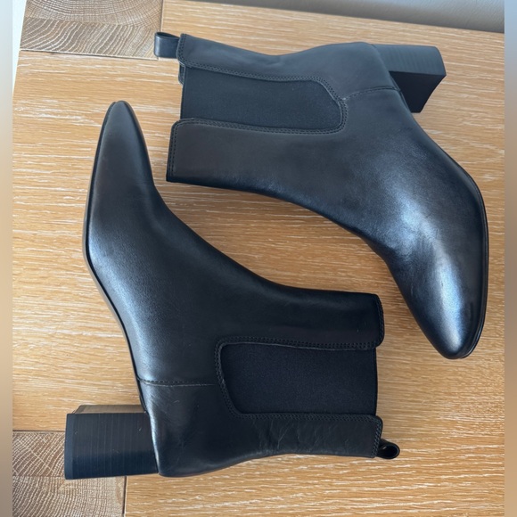NIB! MADEWELL Women’s The Sylvia Chelsea Boot in True Black Leather Size 11 - Picture 5 of 15